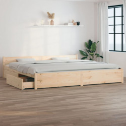 Bett mit Schubladen 200x200 cm