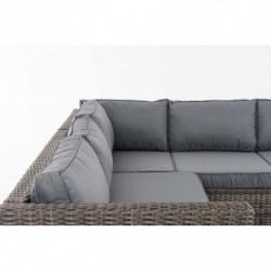 Ecksofa-Garnitur Liberi 5mm Eisengrau