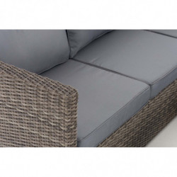Ecksofa-Garnitur Liberi 5mm Eisengrau