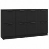 Sideboards 2 Stk. Schwarz 60x30x70 cm Holzwerkstoff