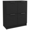 Sideboards 2 Stk. Schwarz 60x30x70 cm Holzwerkstoff