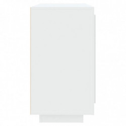 Sideboard Weiß 80x40x75 cm Holzwerkstoff