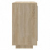 Sideboard Sonoma-Eiche 80x40x75 cm Holzwerkstoff