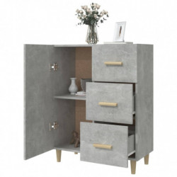 Sideboard Betongrau 69,5x34x90 cm Holzwerkstoff