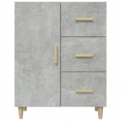 Sideboard Betongrau 69,5x34x90 cm Holzwerkstoff