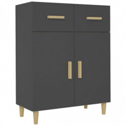 Sideboard Schwarz 69,5x34x89 cm Holzwerkstoff