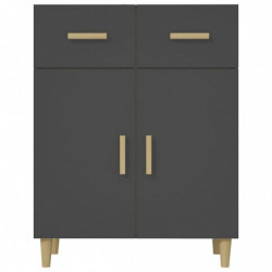 Sideboard Schwarz 69,5x34x89 cm Holzwerkstoff