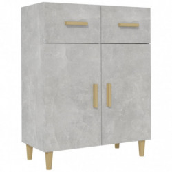 Sideboard Betongrau 69,5x34x89 cm Holzwerkstoff