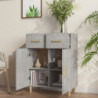 Sideboard Betongrau 69,5x34x89 cm Holzwerkstoff