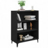 Sideboard Schwarz 69,5x32,5x90 cm Holzwerkstoff