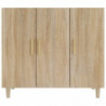 Sideboard Sonoma-Eiche 90x34x80 cm Holzwerkstoff