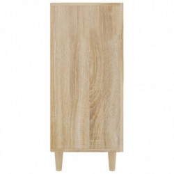 Sideboard Sonoma-Eiche 90x34x80 cm Holzwerkstoff