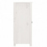 Sideboard Weiß 40x35x80 cm Massivholz Kiefer