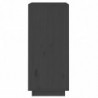 Sideboard Grau 38x35x80 cm Massivholz Kiefer