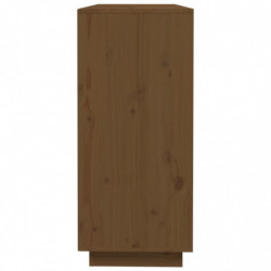 Sideboard Honigbraun 110,5x35x80 cm Massivholz Kiefer