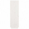 Highboard Weiß 74x35x117 cm Massivholz Kiefer