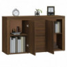 Sideboard Braun Eichen-Optik 120x36x69 cm Holzwerkstoff