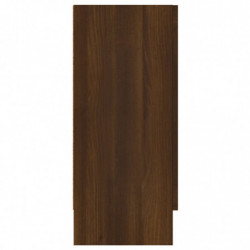 Sideboard Braun Eichen-Optik 120x30,5x70 cm Holzwerkstoff
