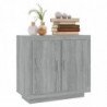 Sideboard Grau Sonoma 80x40x75 cm Holzwerkstoff