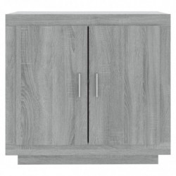 Sideboard Grau Sonoma 80x40x75 cm Holzwerkstoff