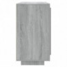Sideboard Grau Sonoma 80x40x75 cm Holzwerkstoff