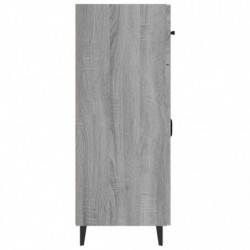 Sideboard Grau Sonoma 69,5x34x90 cm Holzwerkstoff