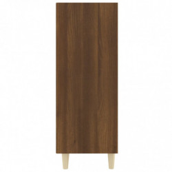 Sideboard Braun Eichen-Optik 69,5x32,5x90 cm Holzwerkstoff