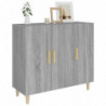 Sideboard Grau Sonoma 90x34x80 cm Holzwerkstoff