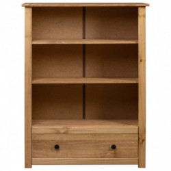 Bücherregal 80 x 35 x 110 cm Massivholz Panama-Kiefer