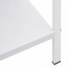 Bücherregal 4 Regalböden Weiß 60×27,6×124,5 cm Holzwerkstoff