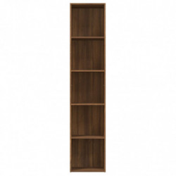 Bücherregal Braun Eiche 40x30x189 cm Holzwerkstoff