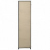 Faltschrank Creme 110x45x175 cm Stoff