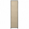 Stoffschrank mit Fächern Kleiderstangen Creme 150x45x176cm