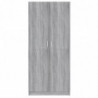 Kleiderschrank Grau Sonoma 80x52x180 cm Holzwerkstoff