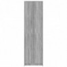 Garderobenschrank Grau Sonoma 55x25x189 cm Holzwerkstoff