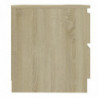 Nachttisch Sonoma-Eiche 50x39x43,5 cm Holzwerkstoff