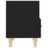 Nachttisch Schwarz 40x35x47 cm