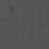 Nachttische 2 Stk. Grau 40x35x61,5 cm Massivholz Kiefer