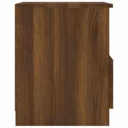 Nachttisch Braun Eichen-Optik 40x40x50 cm Holzwerkstoff