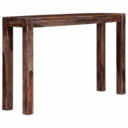 Konsolentisch Grau 120×30×76 cm Massivholz