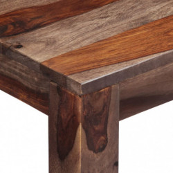 Konsolentisch Grau 120×30×76 cm Massivholz