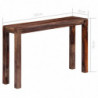 Konsolentisch Grau 120×30×76 cm Massivholz