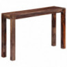 Konsolentisch Grau 120×30×76 cm Massivholz