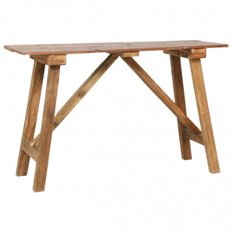 Konsolentisch 130x40x80 cm Altholz Massiv Konsolentisch 130x40x80 cm Altholz Massiv