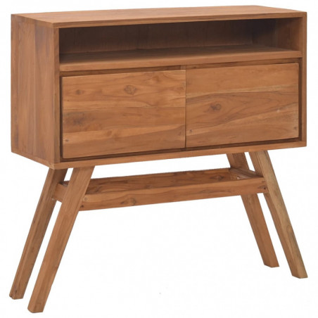 Konsolentisch 80x30x80 cm Teak Massivholz Konsolentisch 80x30x80 cm Teak Massivholz