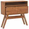 Konsolentisch 80x30x80 cm Teak Massivholz