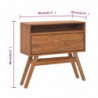 Konsolentisch 80x30x80 cm Teak Massivholz