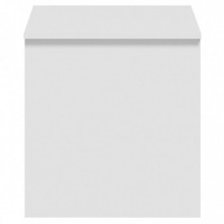 Couchtisch Weiß 102x50,5x52,5 cm Holzwerkstoff
