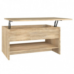 Couchtisch Sonoma-Eiche 80x50x40 cm Holzwerkstoff