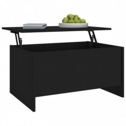 Couchtisch Schwarz 80x55,5x41,5 cm Holzwerkstoff